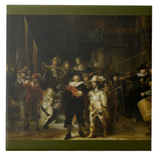 The Night Watch, Rembrandt van Rijn Tile
