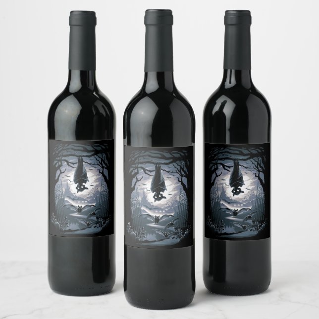 The Night Welcomes You Wine Label (Bottles)