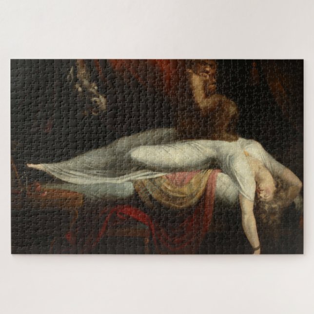 The Nightmare (by Henry Fuseli) Jigsaw Puzzle (Horizontal)