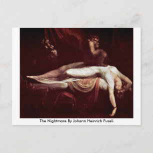 The Nightmare By Johann Heinrich Fuseli Postcard