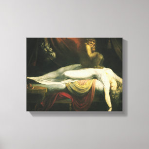 The Nightmare, Henry Fuseli Canvas Print