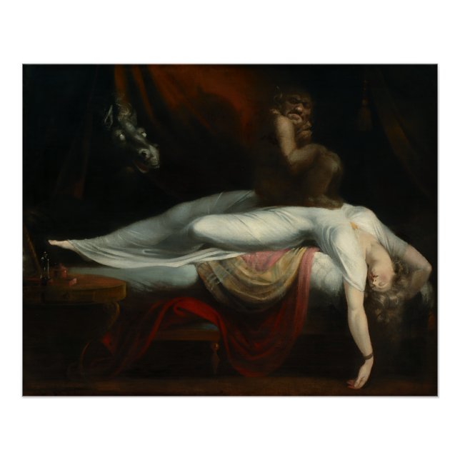 The Nightmare Henry Fuseli Painting Poster (Front)