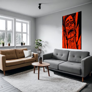 The nightmare I never woke up from AI Art Poster