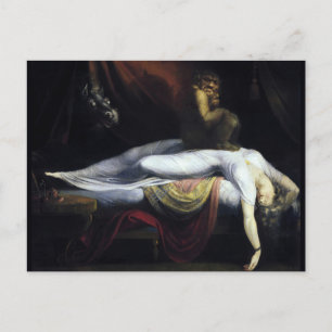 The Nightmare painting by John Henry Fuseli  Postcard