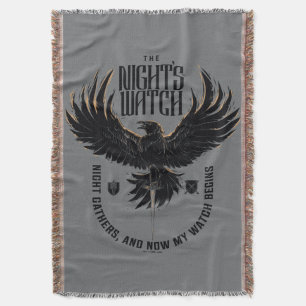The Night's Watch Motto Throw Blanket