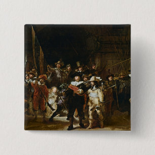 The Nightwatch 15 Cm Square Badge