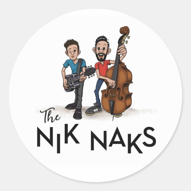 THE NIK NAKS stickers (Front)