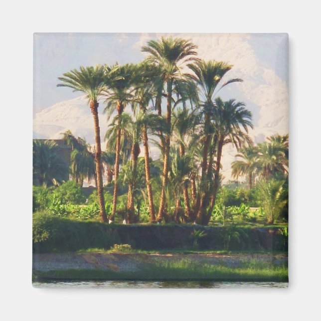 The Nile River in Egypt,  Luxor Magnet (Front)