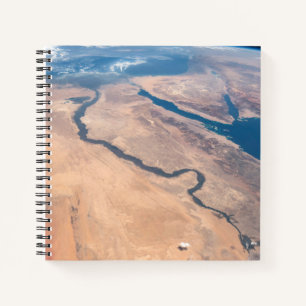 The Nile River, Red Sea And Mediterranean Sea. Notebook