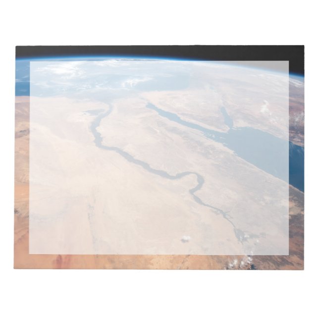 The Nile River, Red Sea And Mediterranean Sea. Notepad (Front)