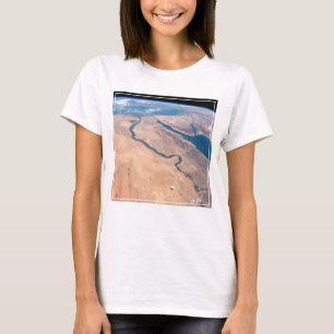 The Nile River, Red Sea And Mediterranean Sea. T-Shirt