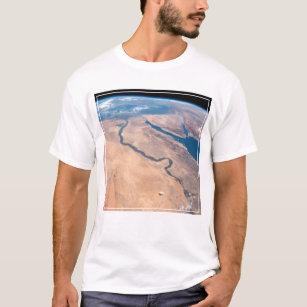 The Nile River, Red Sea And Mediterranean Sea. T-Shirt