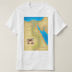 The Nile vintage style old map poster T-Shirt