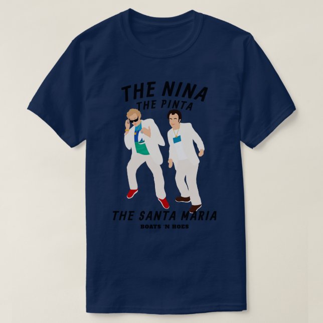 The Nina The Pinta The Santa Maria T-Shirt (Design Front)