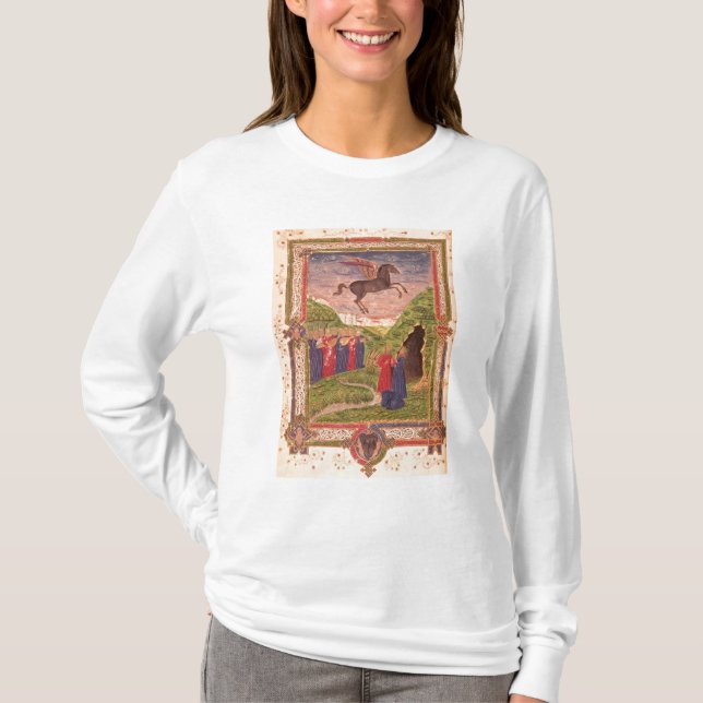 The nine Muses playing instruments T-Shirt (Front)