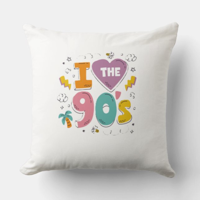 The Nineties ;90s  Cushion (Front)