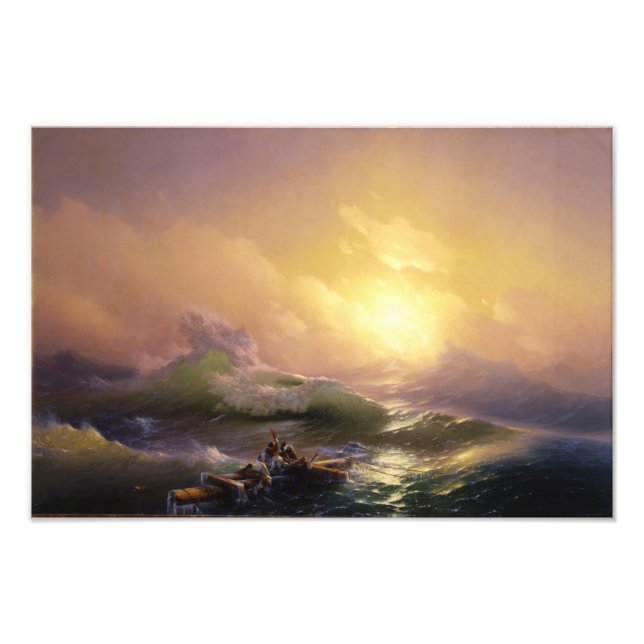 The Ninth Wave by  Ivan Aivazovsky Photo Print (Front)