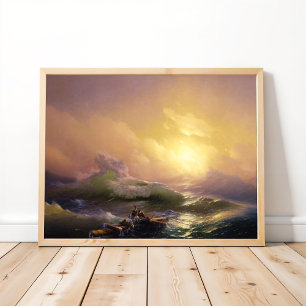 The Ninth Wave by  Ivan Aivazovsky Poster