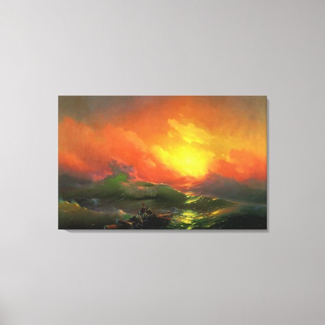 The Ninth Wave Canvas Print (Front)