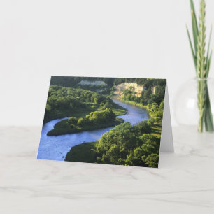 The Niobrara River near Valentine Nebraska Holiday Card