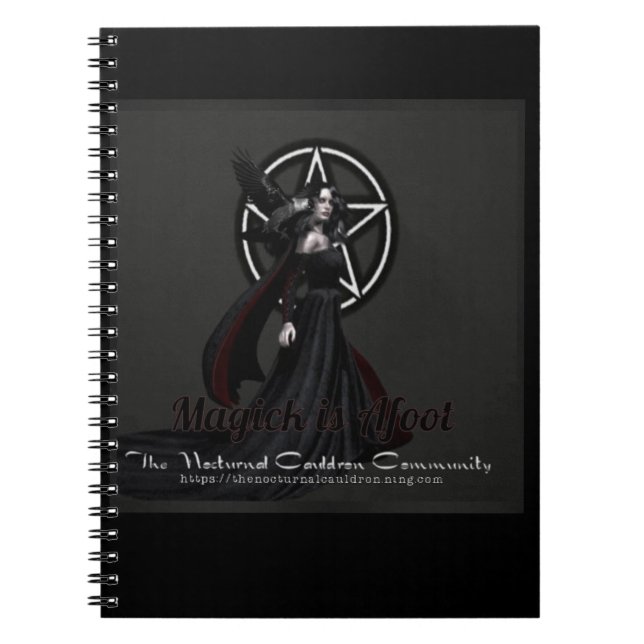 The Nocturnal Cauldron Notebook (Front)