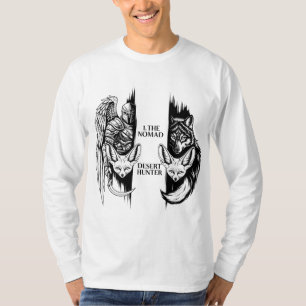 The Nomad Desert Hunter – Fantasy Warrior Art T-Shirt
