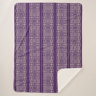 The Nomad’s Palace Wodaabe Geometric Sherpa Blanket