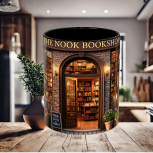 The Nook Book Vintage Bookshop Mug