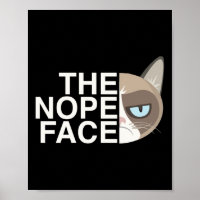 The Nope Face _ Funny Lazy Cat Joke Hoodie For Men