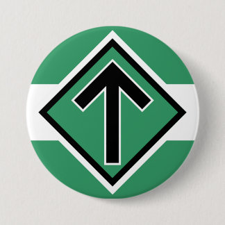 The Nordic Resistance Movement  7.5 Cm Round Badge
