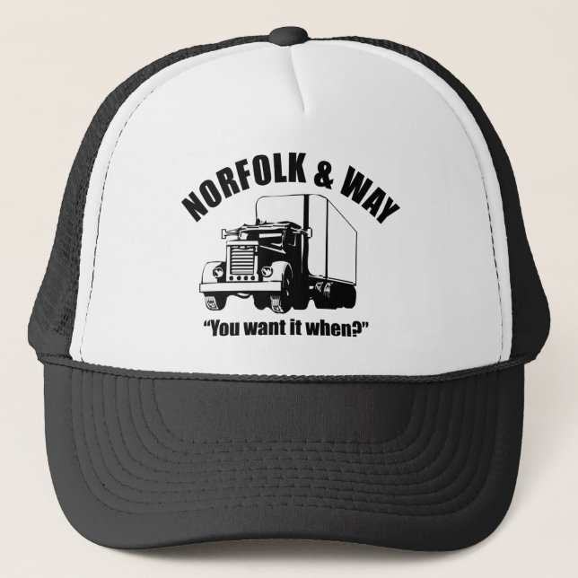 The Norfolk and Way Trucking Cap (Front)