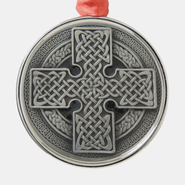 THE NORSE CROSS METAL TREE DECORATION (Front)
