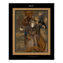 The Norse god Odin