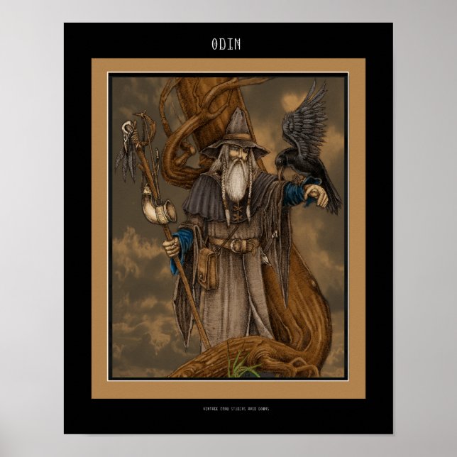 The Norse god Odin Poster (Front)