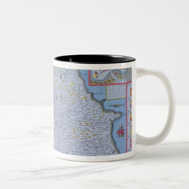 The North and East Ridings of Yorkshire Two-Tone Coffee Mug (Right)