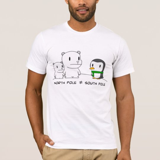 The North and South Pole (Black Lettering) T-Shirt