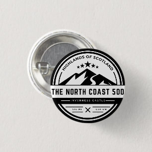 The North Coast 500 scotland adventure nc 500 gift 3 Cm Round Badge