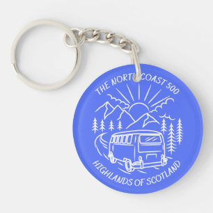 The North Coast 500 scotland adventure nc 500 gift Key Ring