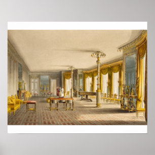 The North Drawing Room, or Music Room Gallery from Poster