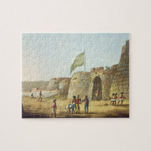 The North Entrance into the Fort of Bangalore, pla Jigsaw Puzzle