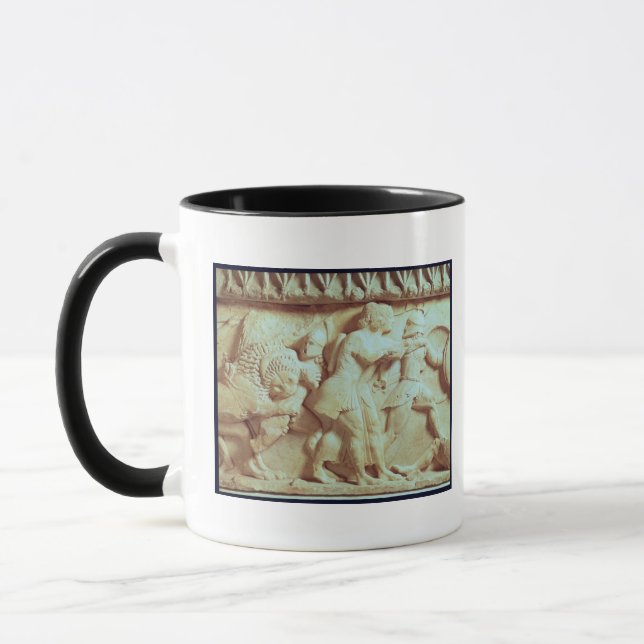 The north frieze of the Siphnian Treasury Mug (Left)