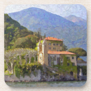 The North of Italy Bellagio Cork-backed Coasters