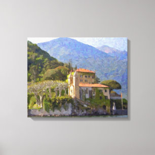 The North of Italy Bellagio Wrapped Canvas