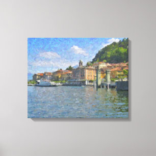The North of Italy Bellagio Wrapped Canvas