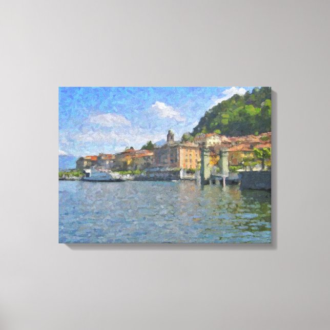 The North of Italy Bellagio Wrapped Canvas (Front)