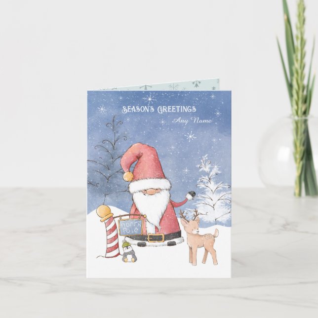 The North Pole Christmas Card (Front)