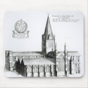 The North Prospect of Conuentuall Mouse Mat
