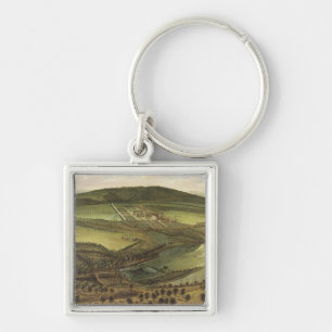 The North Prospect of Hampton Court, c.1699 (oil o Key Ring