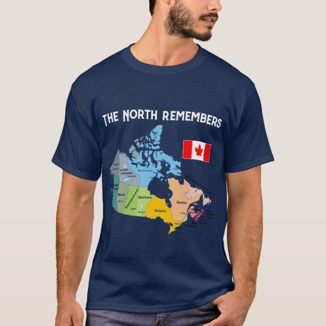 The North Remembers Pro-Canada T-Shirt (Front)
