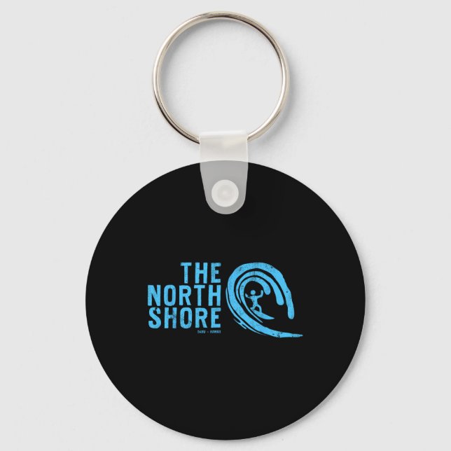 The North Shore Oahu Hawaii  Key Ring (Front)